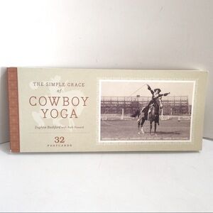 NEW The Simple Grace of Cowboy Yoga postcard book